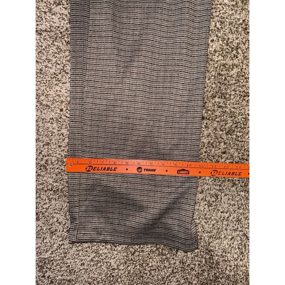 Max Studio London Pants Plaid Wide Leg Pull On Women's Size L Pockets Workwear - Picture 8 of 8